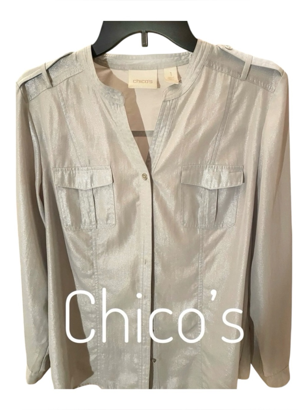🛍️Chico’s Champagne Color Top